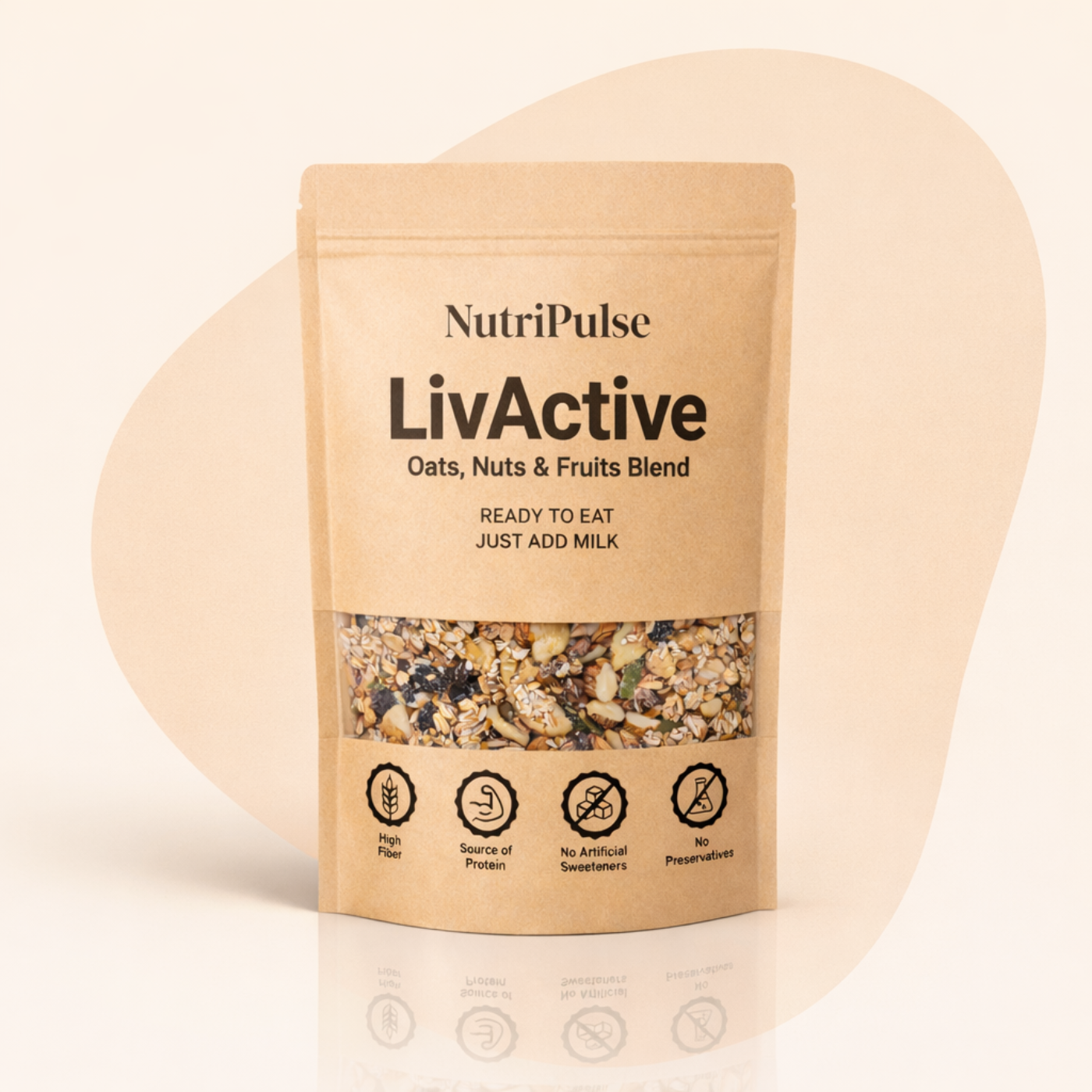 NutriPulse Oats With Nuts – Classic Breakfast Mix