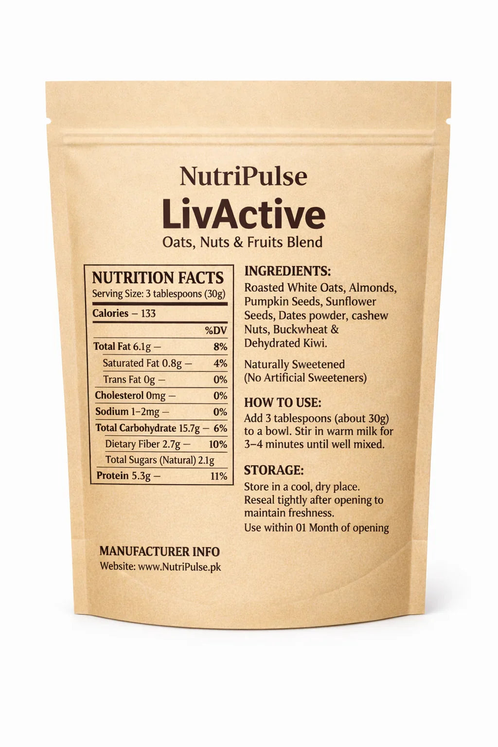 NutriPulse Oats With Nuts – Weight Loss Special Breakfast Mix
