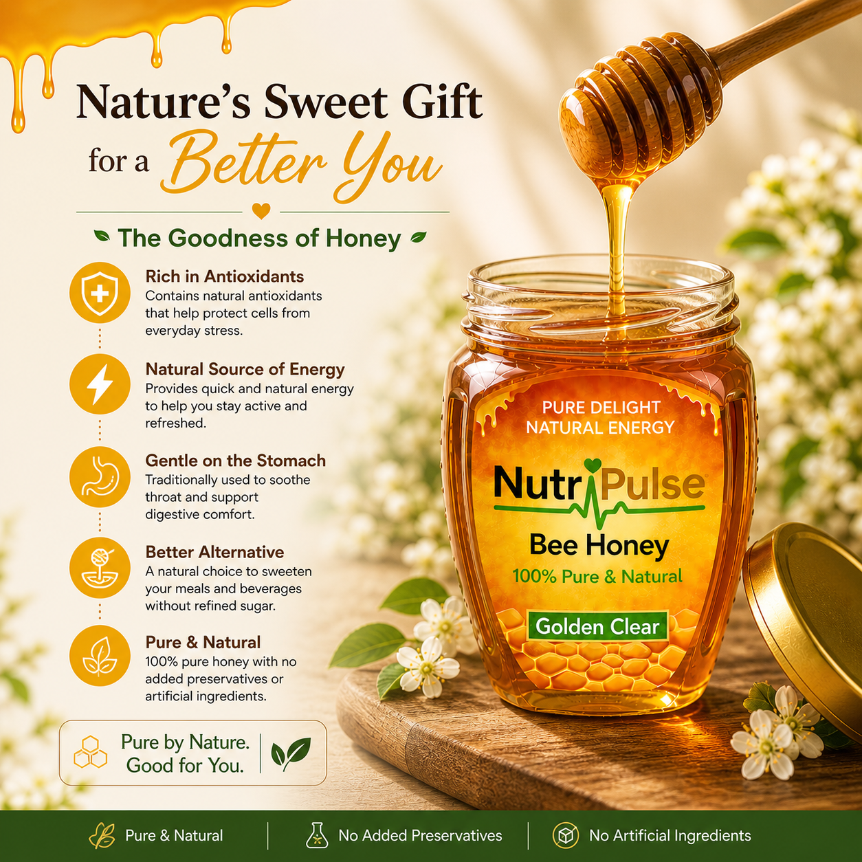 NutriPulse Premium Honey